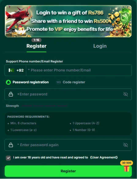 pkrupees-game-login