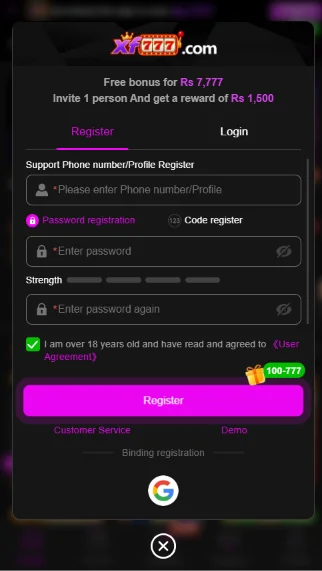 xf777-register